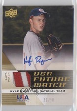 2009 Upper Deck Signature Stars USA Future Watch Jersey /50 Kyle Ryan Patch Auto
