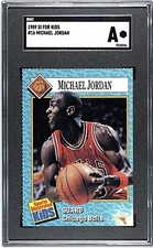 MICHAEL JORDAN 1989 SPORTS ILLUSTRATED FOR KIDS #16  BULLS  SGC AUTHENTICATED