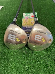 TaylorMade Burner 2008 Fairway 3-5 Woods Set Ladies Graphite Shafts - Picture 1 of 7