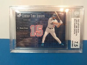 Shawn Green 2003 Upperdeck Lineup Time Relic Card Beckett 7.5 - Bild 1 von 3