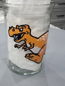 Sammlerstück 1988 Welch's Jelly Jar Tyrannosaurus Rex Dinosaurier Saftglas 4 Zoll - Bild 1 von 8