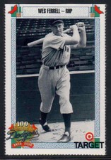 1990 Target Dodgers Wes Ferrell #240 Brooklyn Dodgers