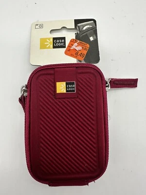 Case Logic Hardshell Camera Case ECC-101 Magenta Pink Amaranth w/ Carrying Strap - Image 1 of 4