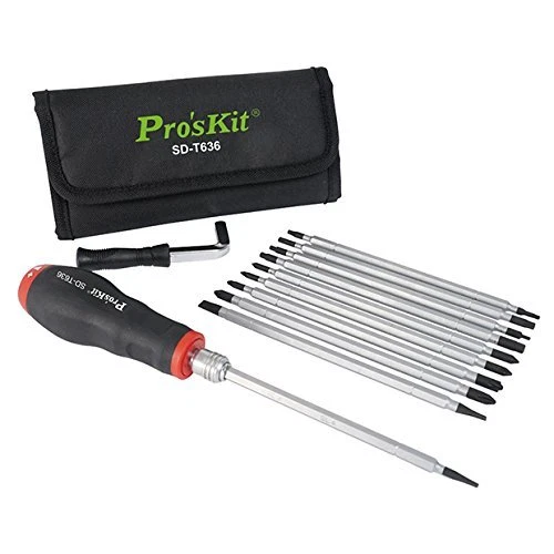 Eclipse Pro'sKit SD-T636 Torque Screwdriver Set, 12 Piece - Image 1 of 1