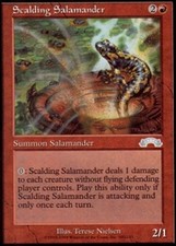 Scalding Salamander X4 (Exodus) MTG (NM) *CCGHouse* Magic