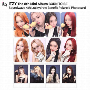 ITZY 8th Mini Album Born To Be Soundwave 4th Luckydraw Polaroid Photocard KPOP
