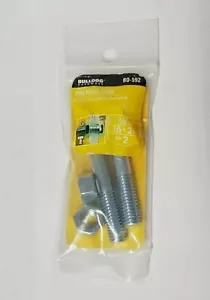 Bulldog Hardware 3/8 in. 16 x 2 in Hex Head Bolts, Zinc Plated, 2 Pack, BO-592 - Picture 1 of 2