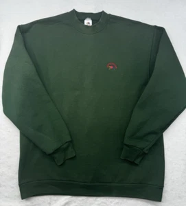 Fruit Of The Loom Vintage Men’s Jumper Styled In USA Green Size XL - Picture 1 of 17