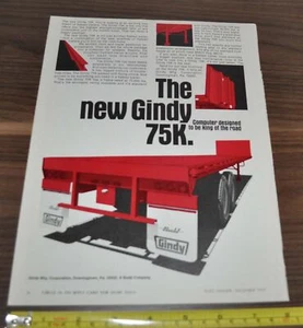 Anuncio de camión Gindy 1974 - Imagen 1 de 1