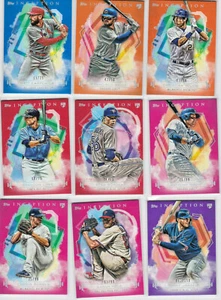 2019 Topps Inception #d Parallel PIck a Card, Purple Red Orange Magenta Blue - Picture 1 of 12