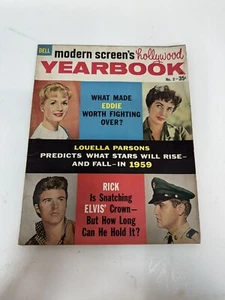 1959 #2 MODERN SCREEN'S HOLLYWOOD YEARBOOK MAGAZINE - ELVIS PRESLEY - Picture 1 of 5