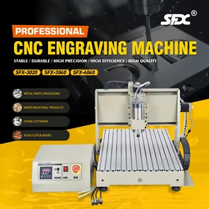 6040 CNC Router 3 Axis Engraving Machine USB Desktop Wood Metal Carving Engraver - Picture 1 of 11