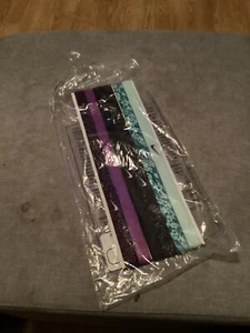 NIKE SWOOSH SPORT TRAINING ELASTIC GRIP HAIRBANDS HEADBANDS 6-PACK - Picture 1 of 1