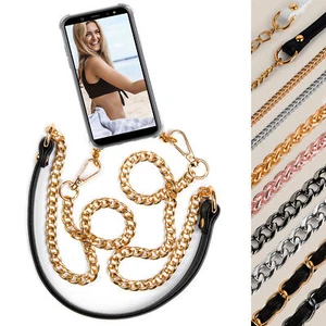 Phone Chain For Samsung Galaxy S9 Case with Metal Strap Phone Crossbody Bag - Picture 1 of 18