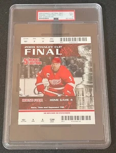 Biglietto Completo Stanley Cup Finals Game 7 2009 Pinguini PSA 9 Sidney Crosby 1° Coppa - Foto 1 di 2