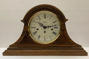 Howard Miller Worthington Mantel Clock 613-102 - Oak Yorkshire Finish WORKING - Picture 1 of 8