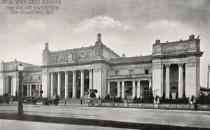 Postal de colección de 1910 del edificio del estado de Nueva York Pan Pacific Int. Exposición - Imagen 1 de 2