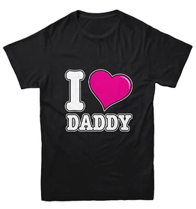 I Love Daddy - Father's Day Son Daughter Dad Youth T-Shirt - Picture 1 of 20