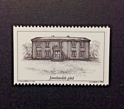 BroadviewStamps Sweden booklet essay.  Year 1995.  "Jamtland Farm." - Image 1 of 2
