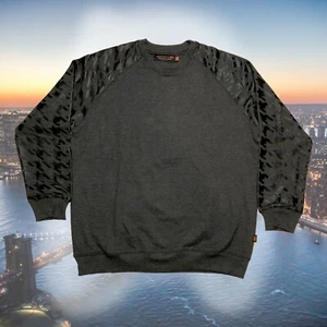 Director's Cut By Luxu-T Hahnentrittmuster Herren Grau Mode Oberteil Shirt - Bild 1 von 5