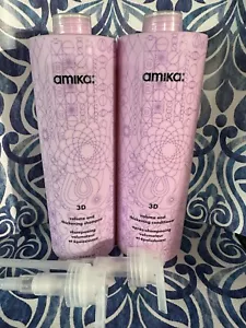 Amika 3D Volumen & Verdickung Shampoo & Conditioner 33,8 Oz. Duo mit Pumpen - Bild 1 von 1