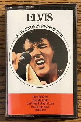 Elvis Presley, A Legendary Performer, Volume  1 (Cassette, 1989) BMG/RCA Records - Image 1 of 4