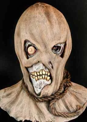 Harvester of Fear Mask Scarecrow Zombie Skull Halloween Adult Costume Accessory - Image 1 of 2