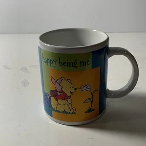 Disney Winnie The Pooh Mug Coffee Cup Ceramic happy being me - Picture 1 of 5