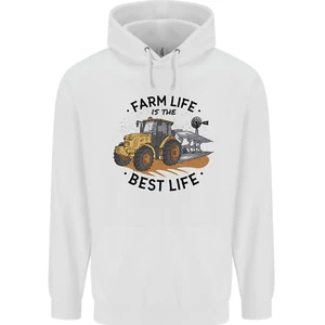 Farm Life is the Best LIFE Farming Farmer Childrens Kids Hoodie - Picture 1 of 64