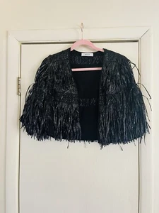 Milly Whimsigoth Victorian Fairycore French Noir Art Deco Avant Garde Bolero Xs - Picture 1 of 10