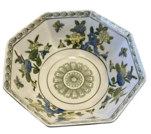 Japanese Floral Serving Bowl Vintage Andrea By Sadek Octagonal 8” X 3.5” - Picture 1 of 8