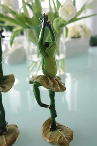 Frosch Märchenhafte Skulptur Frosch Ballerina Dekoration Sammler günstig Neu - Bild 1 von 4
