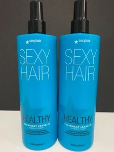 Sexy Hair Healthy Tri-Wheat Leave-In Conditioner - 2 Pack / 16.9 floz EACH