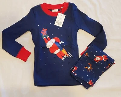 Mini Boden Christmas Pajamas Cosy Applique Space Santa NWT New 5 - Image 1 of 4