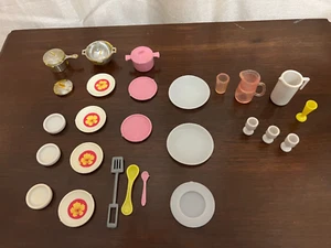 80er / 90er Jahre Barbie Küchenzubehör Konvolut 26 Teile - Bild 1 von 7