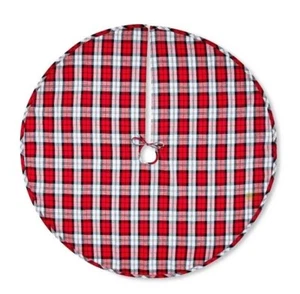 Holiday Times Buffalo Karo kariert 48" Weihnachtsbaum Rock (Neu mit Etikett) - Bild 1 von 5