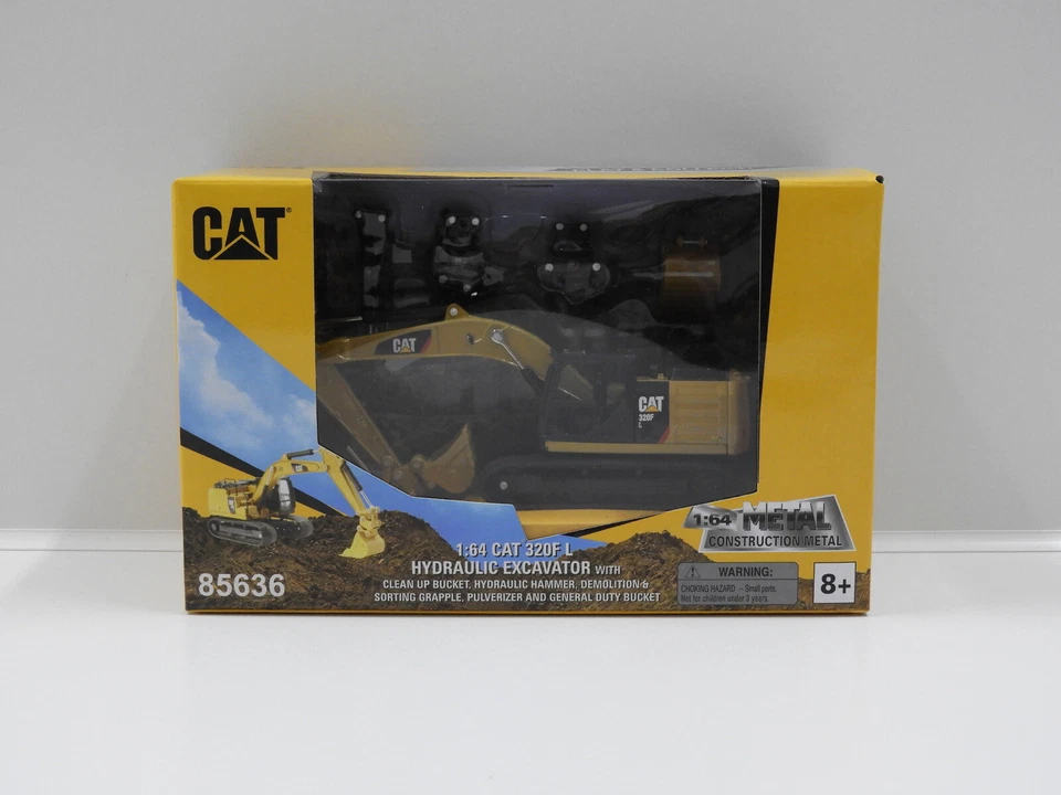 1:64 Cat 320FL Hydraulic Excavator Diecast Masters 85636 - image 1 of 1