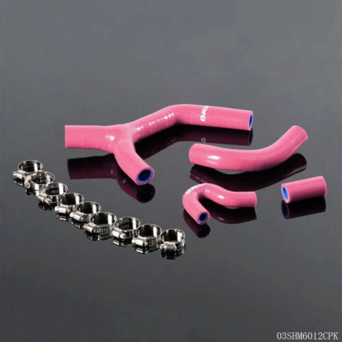 Подходит для KTM 450EXC-R 2007 2008 2009 2010 силиконовый радиатор розовый шланг набор новый - Изображение 1 из 1