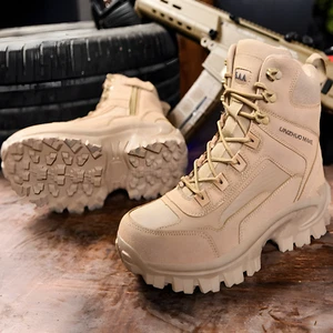 Herren Taktische Wanderstiefel - Wasserdicht, Antirutsch, Militärqualität "GRÖSSE BLATT" - Bild 1 von 13