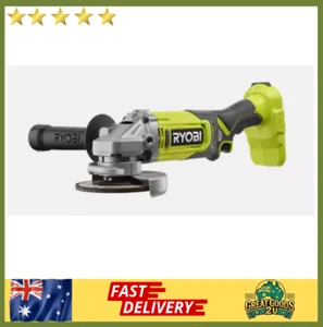 Ryobi 18V ONE+ 115mm Cordless Angle Grinder Compact Power Tool Skin Only - Picture 1 of 8