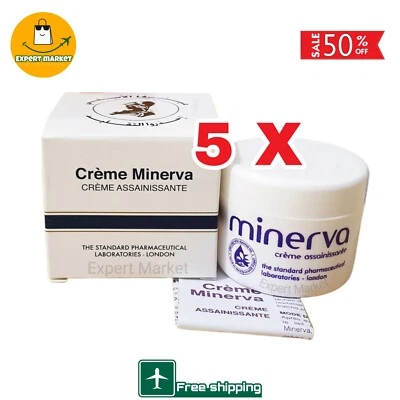 5 X Original Minerva Cream assainissante For Acne And Blemish 30ml  كريم منيرفا - Image 1 of 4