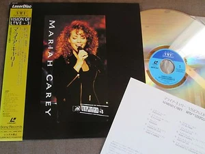 MARIAH CAREY MTV Unplugged JAPAN Laser Disc LD SRLM824 w/ OBI +INSERT Free S&H - Picture 1 of 7