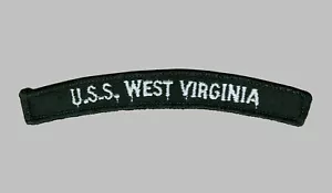 US Navy SSBN-736 USS West Virginia Submarine UIM Shoulder Rocker Tab - Picture 1 of 1