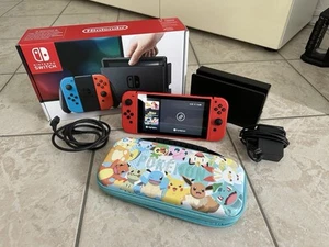 Nintendo Switch Konsole 32GB Rot Red Special Edition Mit Zubehörpaket - Bild 1 von 10