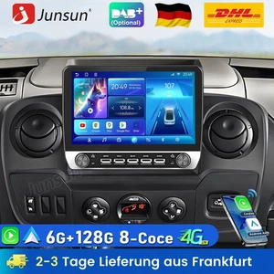 DAB+ Carplay Android 13 HD Autoradio Für Renault Master Nissan NV400 Opel Movano - Bild 1 von 19