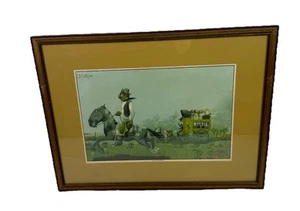 Vintage Florencio Molina Campos /935 “La Galera ” Argentina Alpargatas Framed - Picture 1 of 15