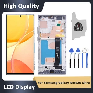 LCD Display für Samsung Galaxy Note20 Ultra TFT Touchscreen Digitizer mit Rahmen - Bild 1 von 9