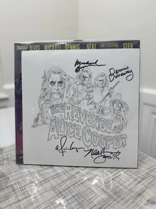 The Revenge of Alice Cooper Limited color 2 LP Vinyl Autographed Band Signed NEW - Picture 1 of 2