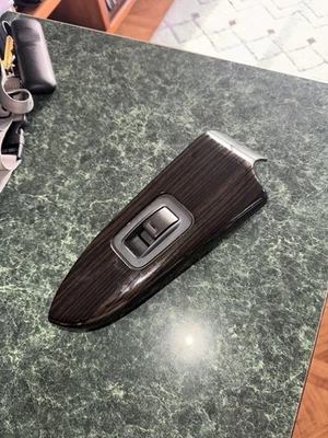 2001-2006 Acura MDX Door Panel Window Switch Trim Grey Black Wood - Image 1 of 4