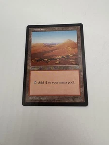 Magic The Gathering Mountain Mirage Orange Land Vintage Add To Your Mana Pool - Picture 1 of 10